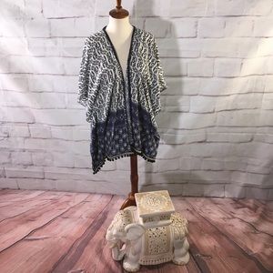 Mystree Blue Kimono Coverup